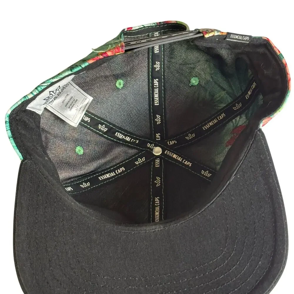 Turquoise Floral Men's Hat